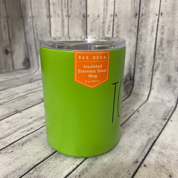 * RARE GREEN RAE DUNN HALLOWEEN TOXIC MUG - Picture 2 of 5